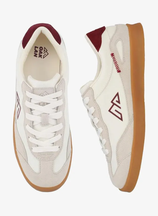 Panelled Lace-Up Ankle Sneakers – صورة 3