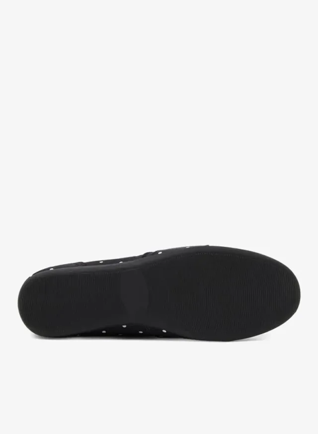 Black Polka Dot Lace-Up Sneakers – image 4