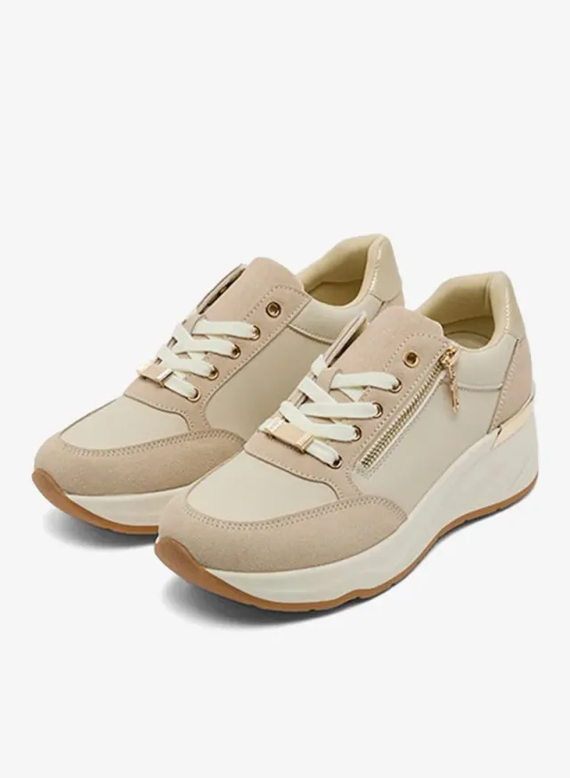Color Block Mid Top Sneakers – صورة 2