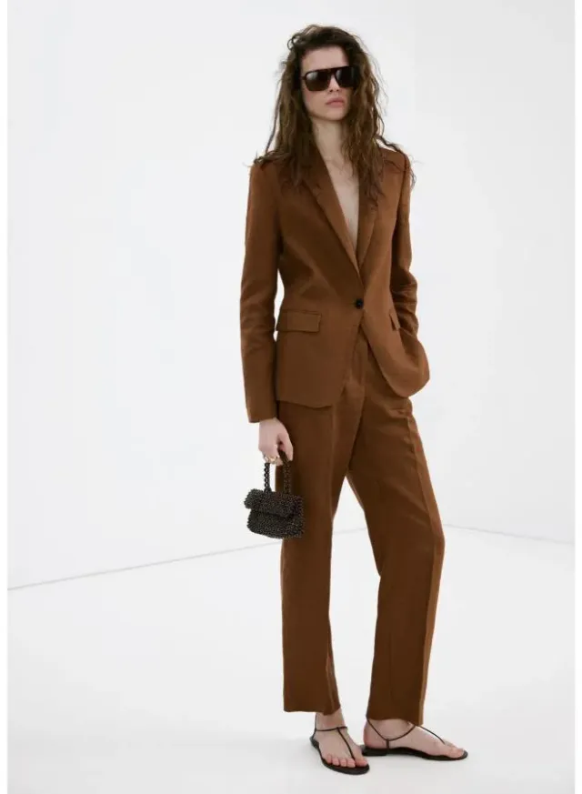 Linen suit jacket