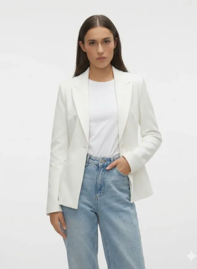 VMNANCY Long Sleeve Fitted Blazer Tailored