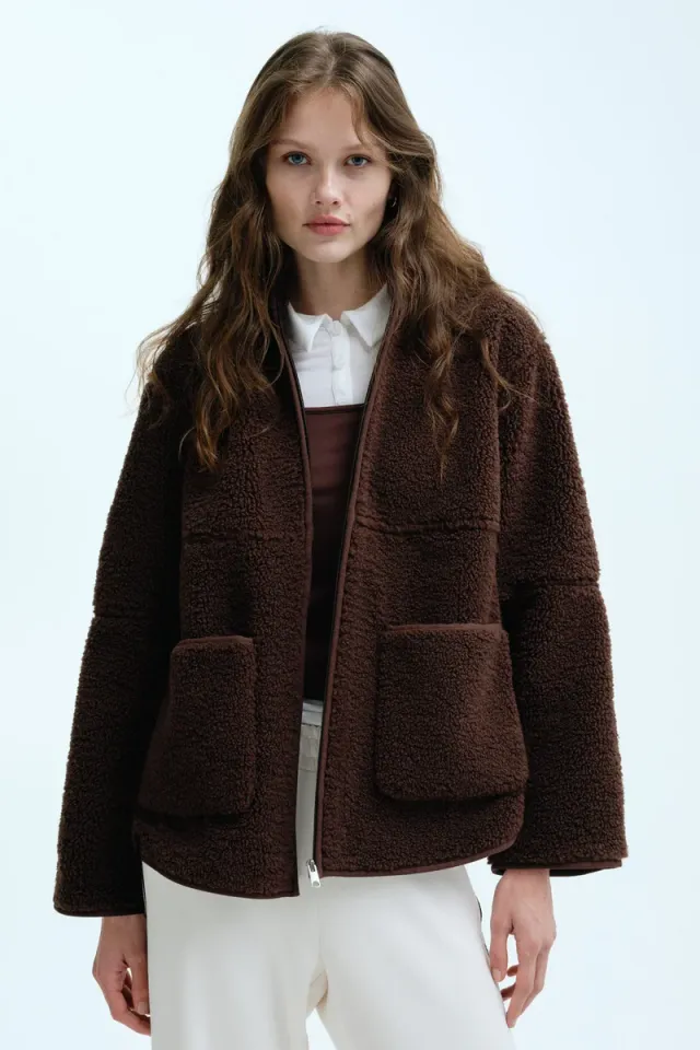 جاكيت من نسيج تيدي