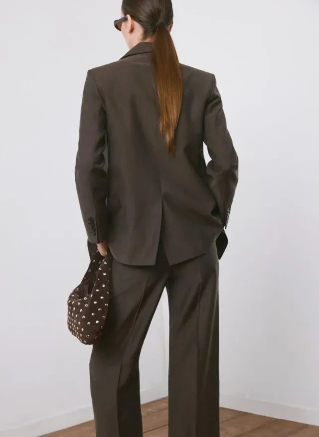 Straight-fit lyocell suit jacket – صورة 2