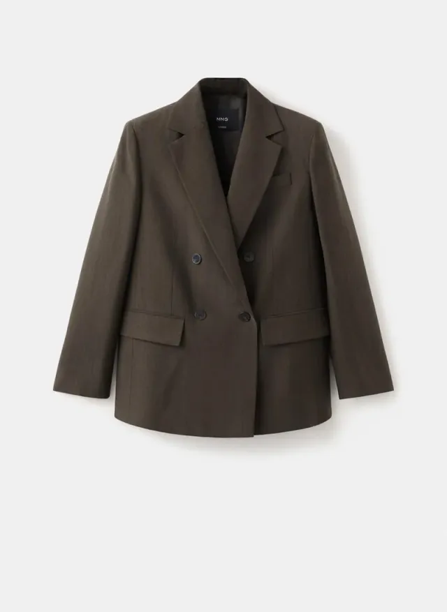 Straight-fit lyocell suit jacket – صورة 6