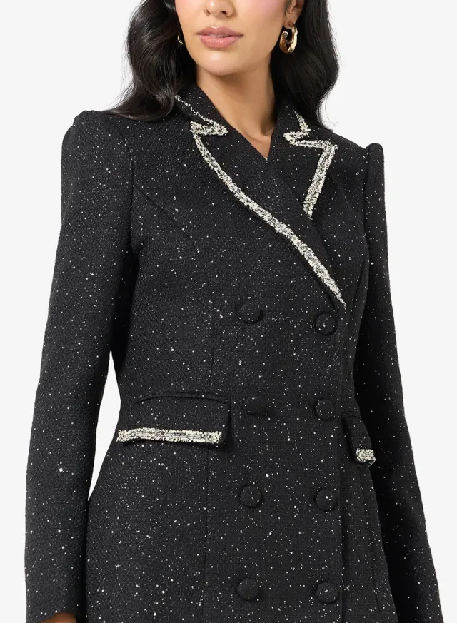 Longline Tweed Blazer – image 3