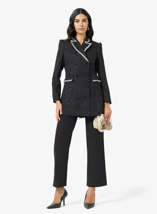 Longline Tweed Blazer – image 4