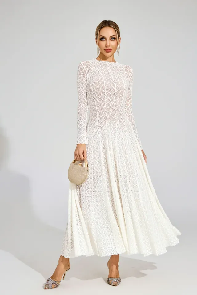 Armstrong Lace Long Sleeve Dress – image 2