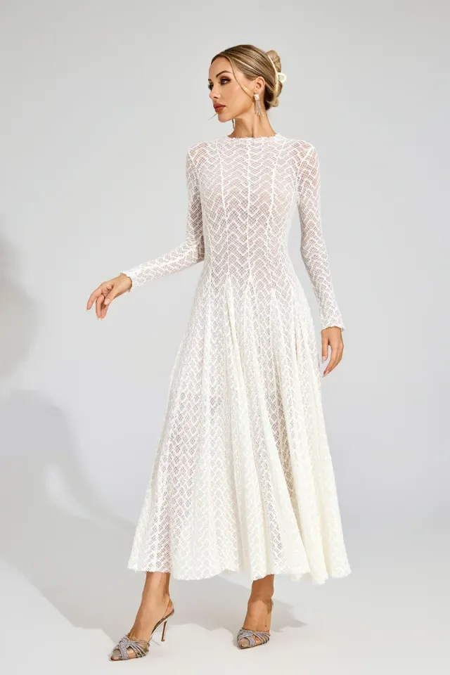 Armstrong Lace Long Sleeve Dress – image 3