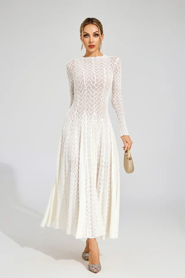 Armstrong Lace Long Sleeve Dress – image 5