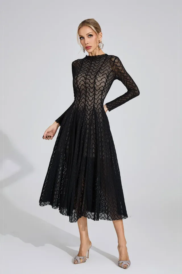 Armstrong Lace Long Sleeve Dress