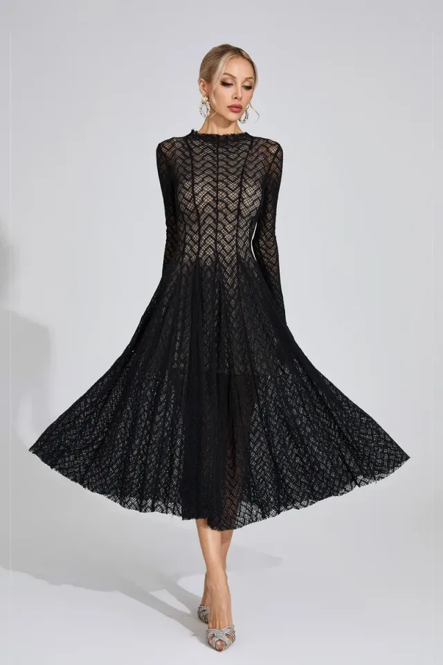 Armstrong Lace Long Sleeve Dress – image 3
