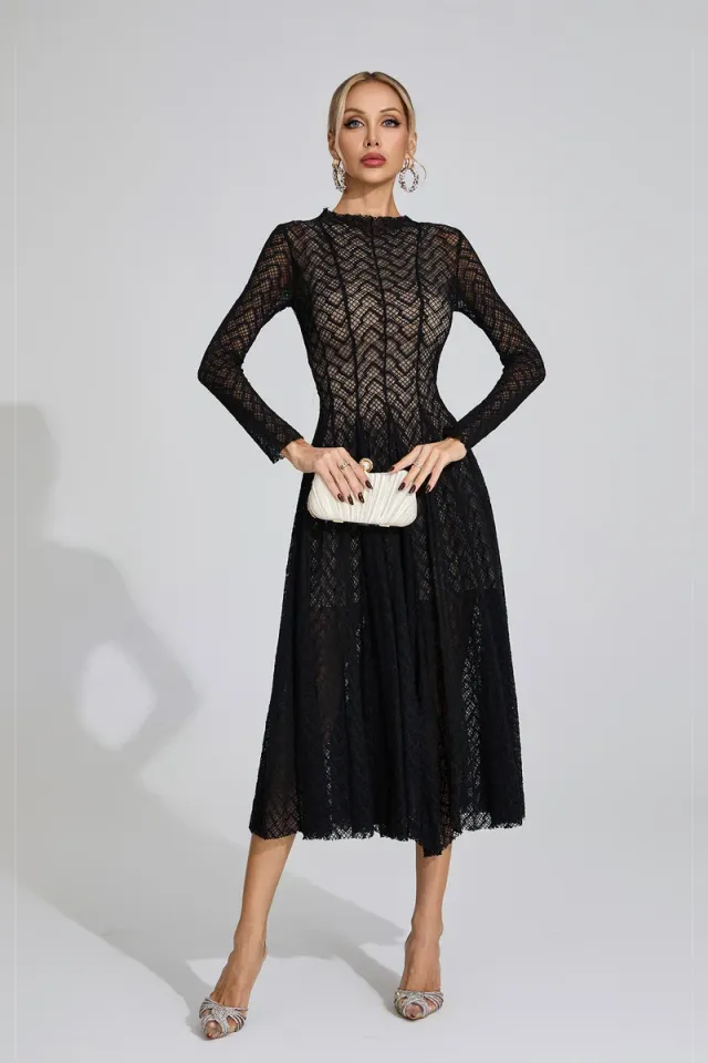Armstrong Lace Long Sleeve Dress – image 5