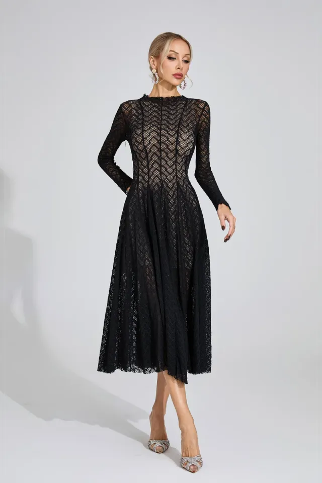 Armstrong Lace Long Sleeve Dress – image 6