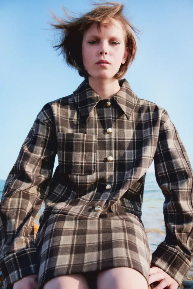 Bonded shirt jacket
