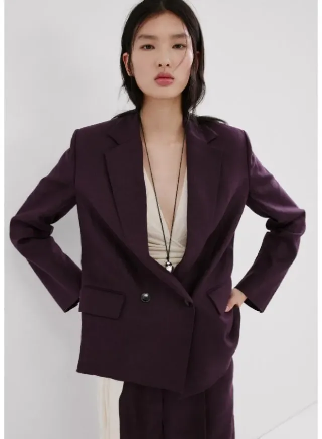 Linen suit jacket – صورة 4