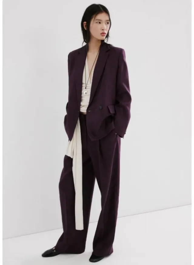 Linen suit jacket