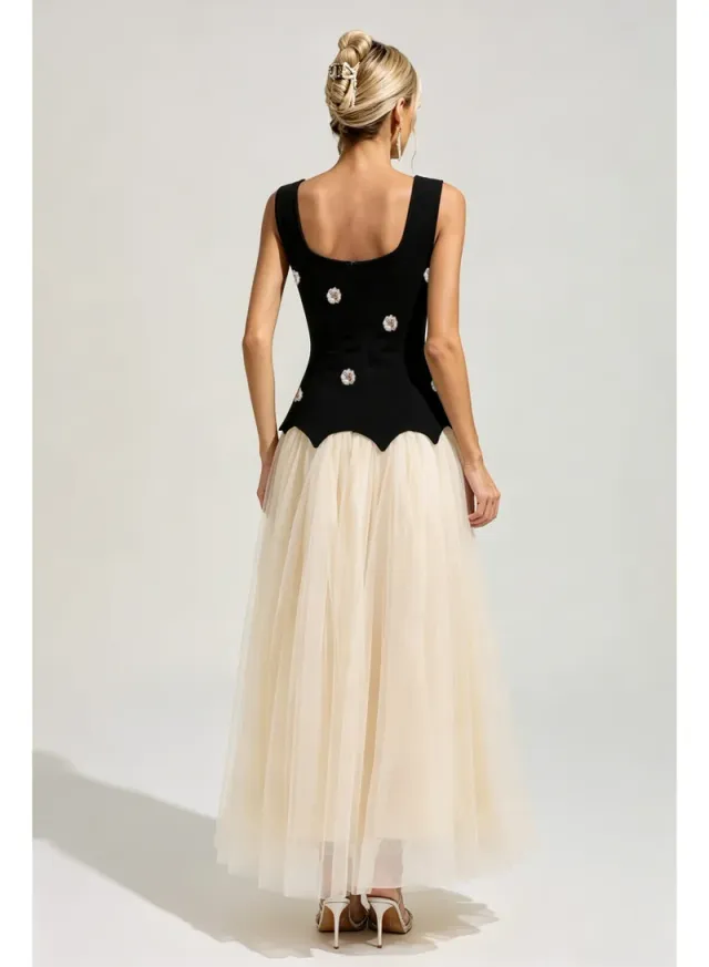 Vienna Mesh Maxi Dress – image 3