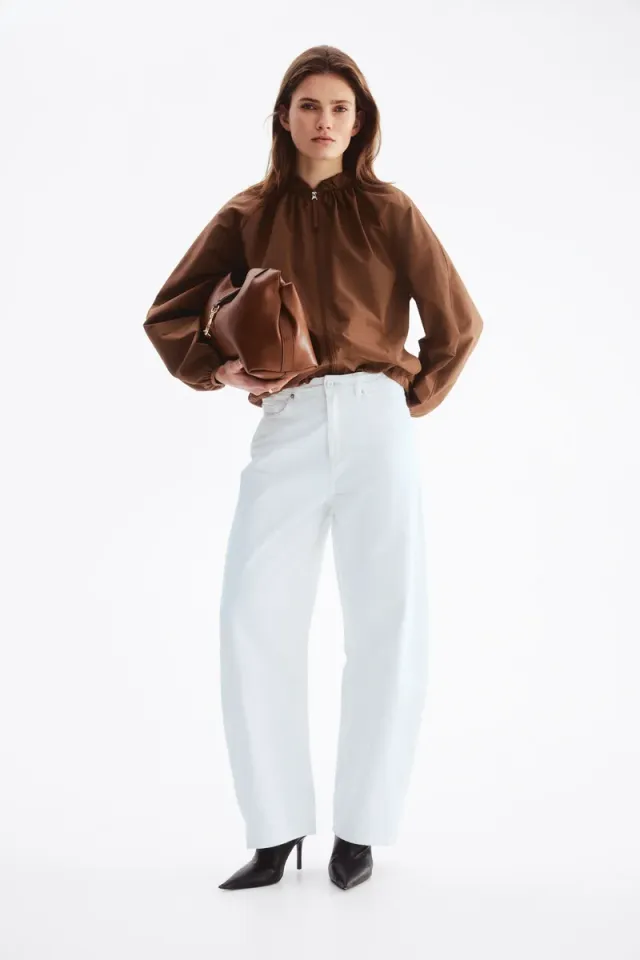 Gathered bomber jacket – image 3