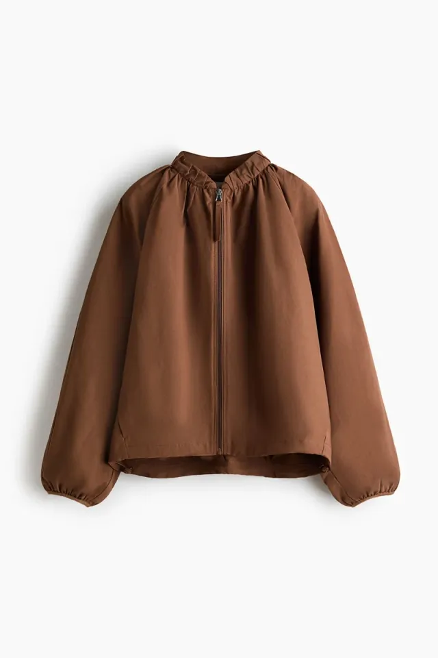 Gathered bomber jacket – image 6