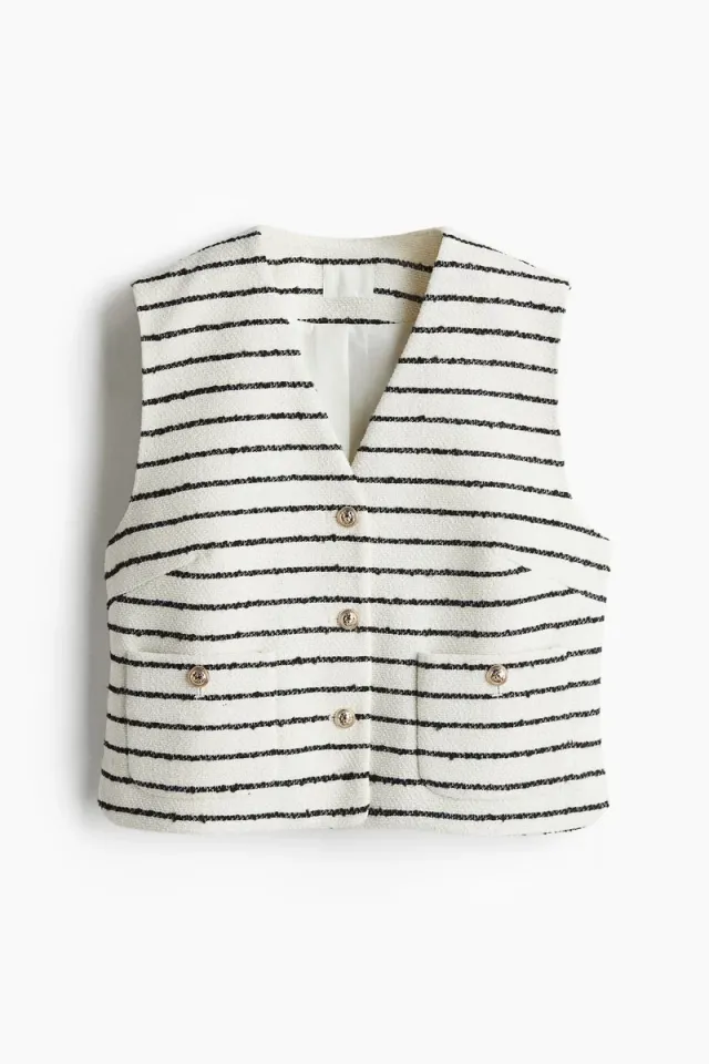 Bouclé waistcoat – image 2