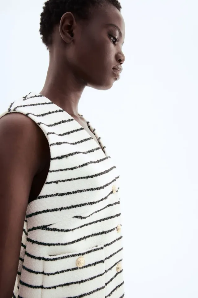 Bouclé waistcoat – image 4
