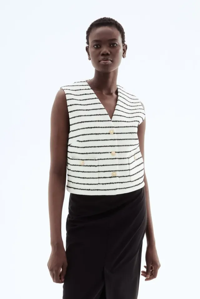 Bouclé waistcoat – image 5
