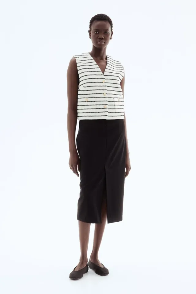 Bouclé waistcoat – image 6