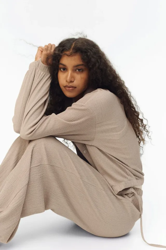 Textured jersey jacket – image 3
