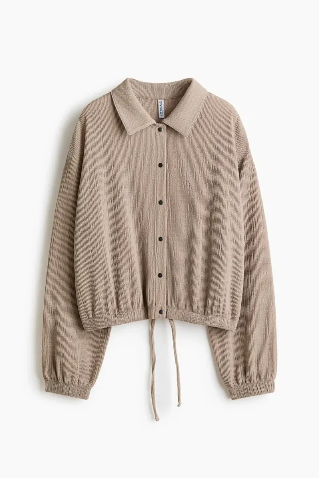 Textured jersey jacket – image 5