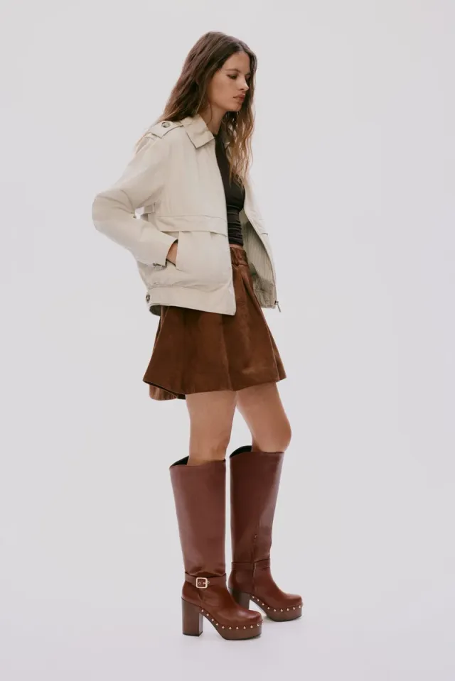 Collared twill jacket – image 3