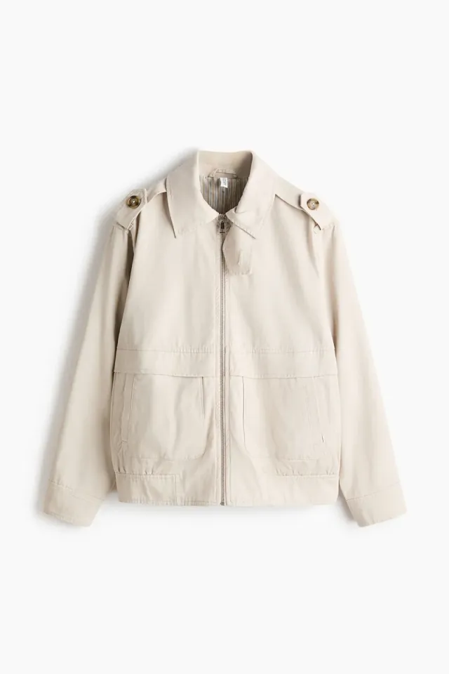 Collared twill jacket – image 5