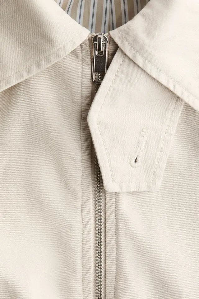 Collared twill jacket – image 6