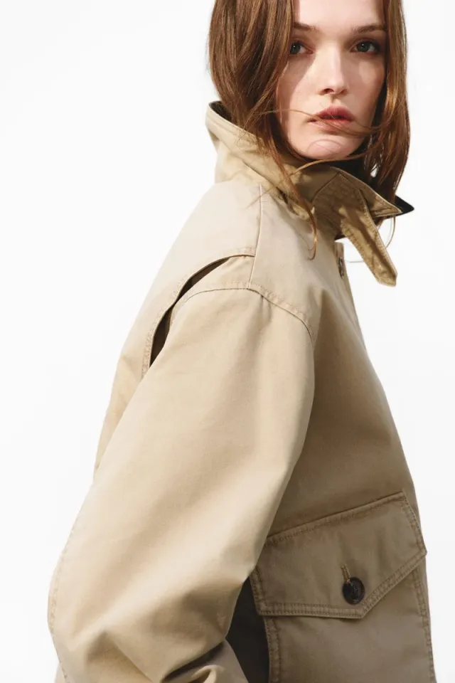 Padded canvas jacket