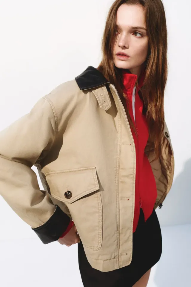 Padded canvas jacket – image 5