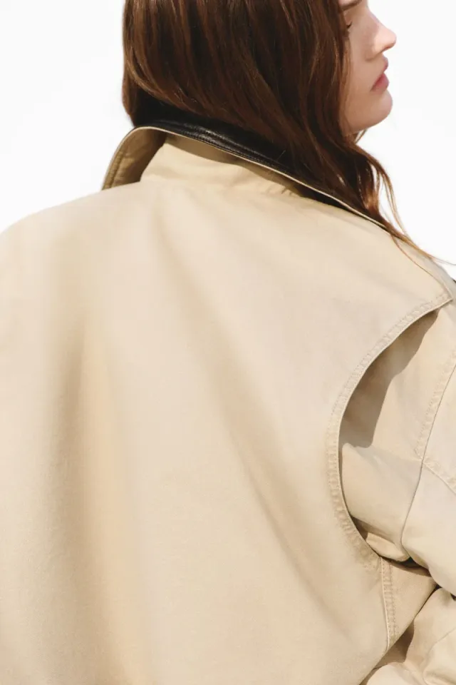 Padded canvas jacket – image 6