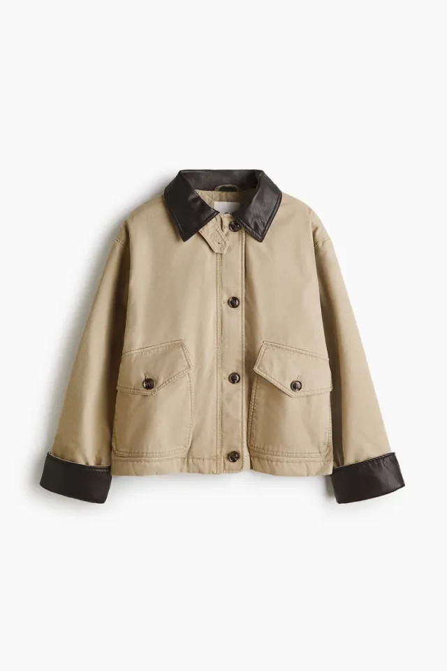 Padded canvas jacket – image 7