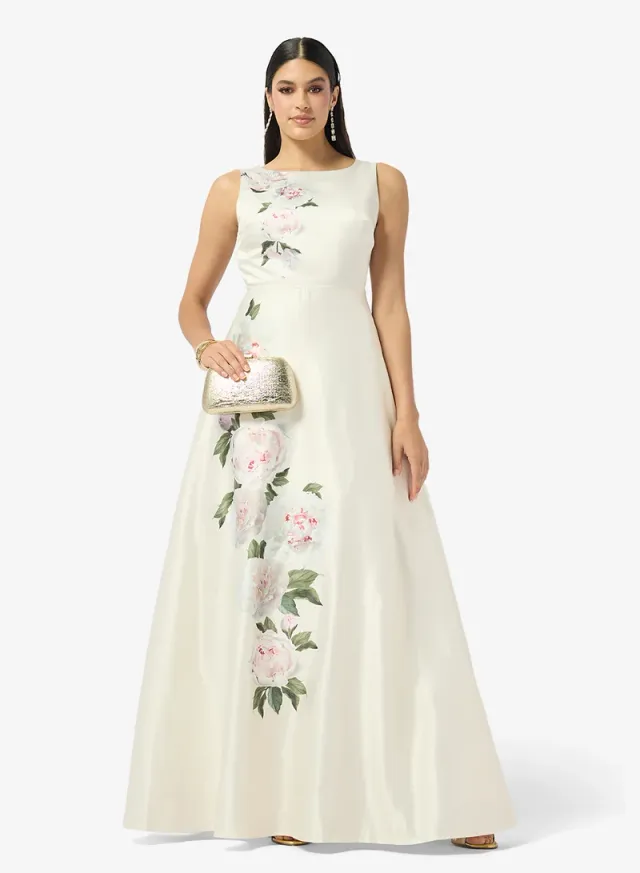 Floral Print A-line Dress – image 4