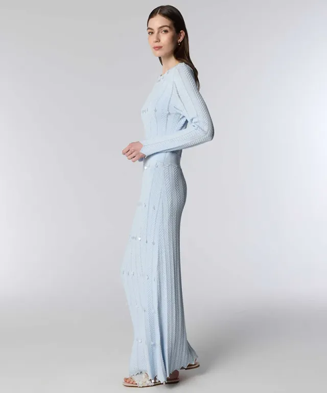 Sequin-Embellished Knit Dress – image 2