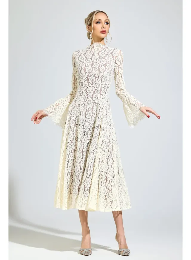 Kepler Bell Sleeve Formal Dress – image 2
