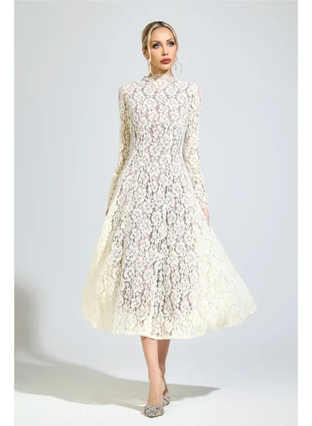 Kepler Bell Sleeve Formal Dress – image 3