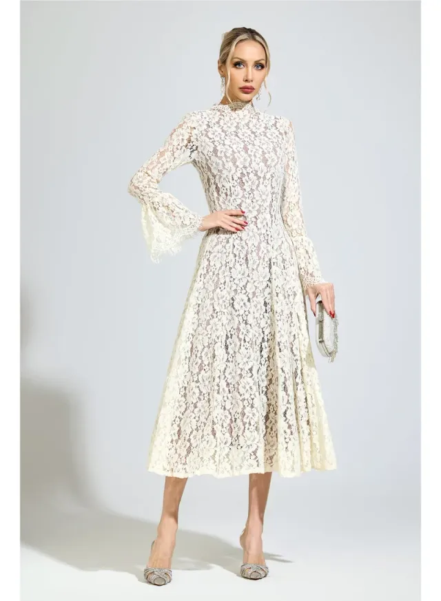 Kepler Bell Sleeve Formal Dress – image 4