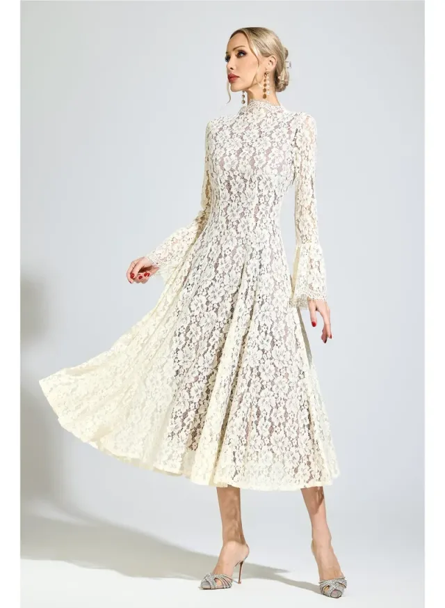 Kepler Bell Sleeve Formal Dress – image 6