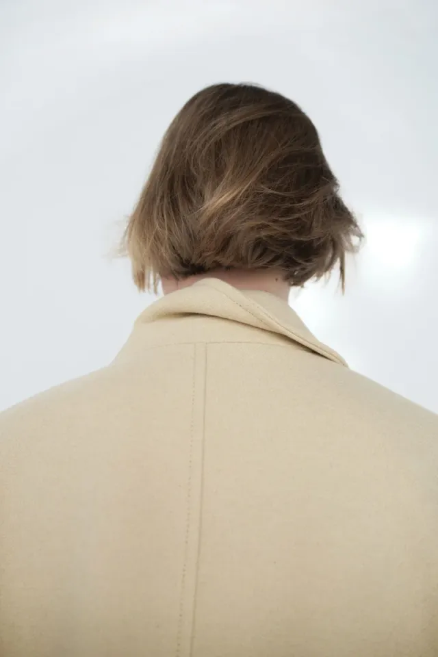 Oversized wool-blend coat – image 4