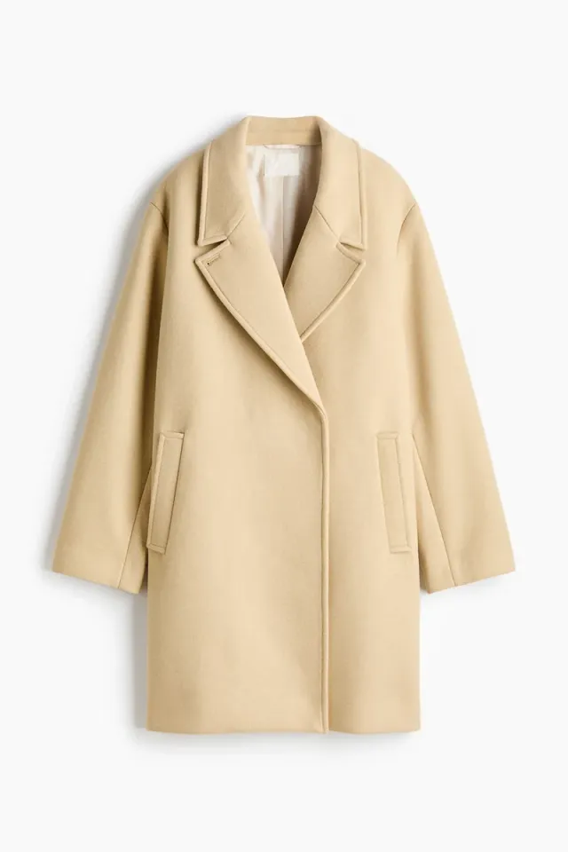 Oversized wool-blend coat – image 6