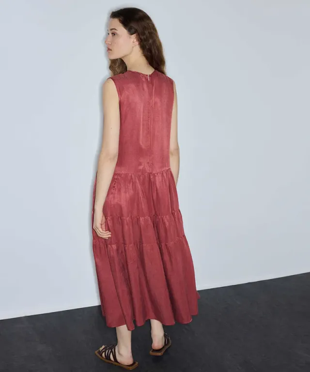 Tiered Midi Dress – صورة 4