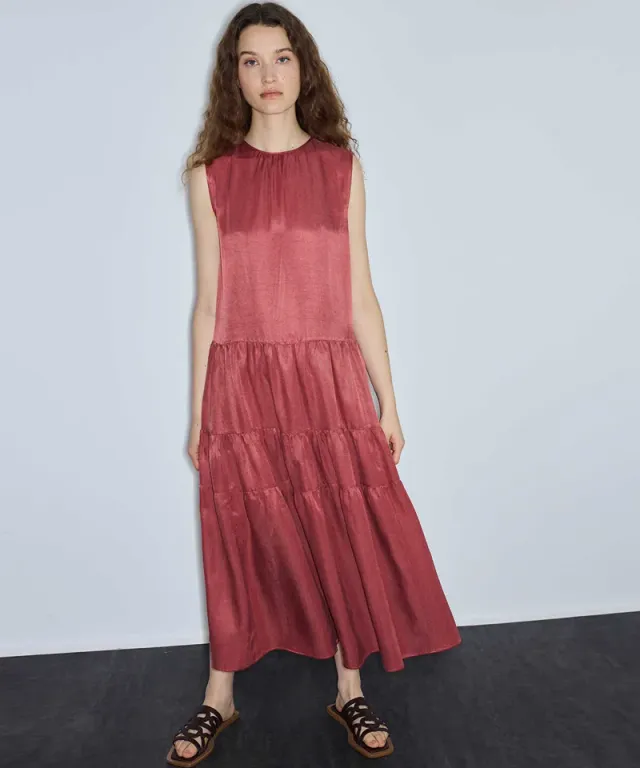 Tiered Midi Dress – صورة 2