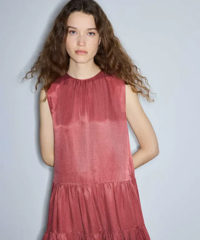 Tiered Midi Dress – صورة 3