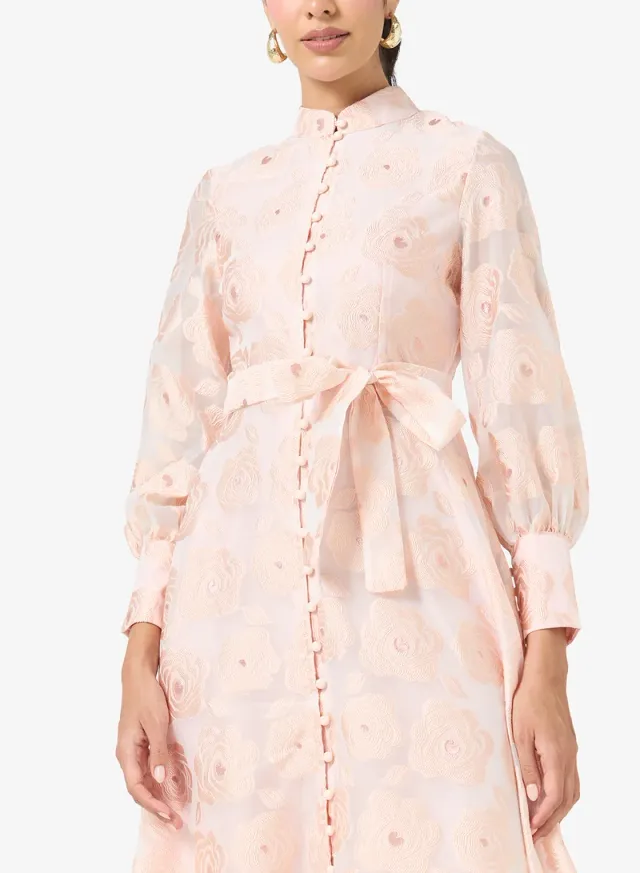 Belted Lace Shirt Dress – image 3