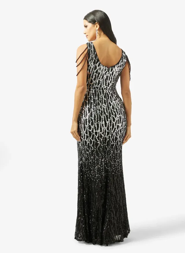 Bodycon Shimmer Dress – image 2