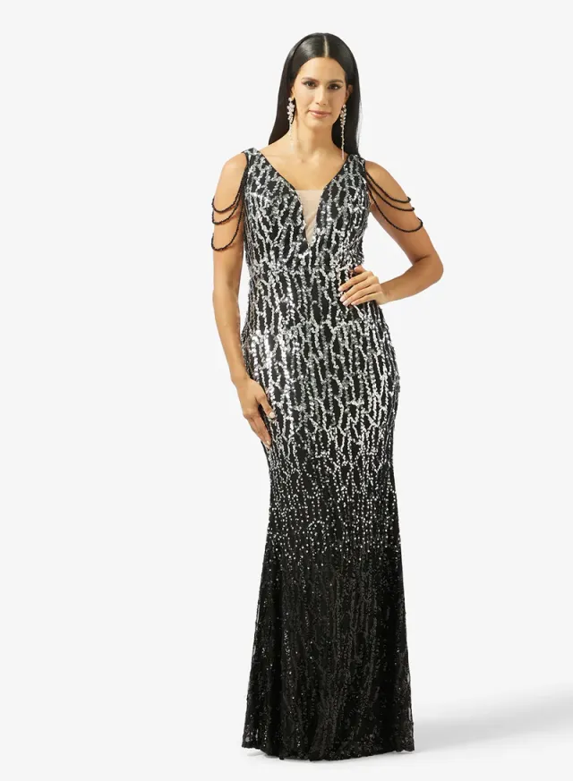 Bodycon Shimmer Dress – image 4